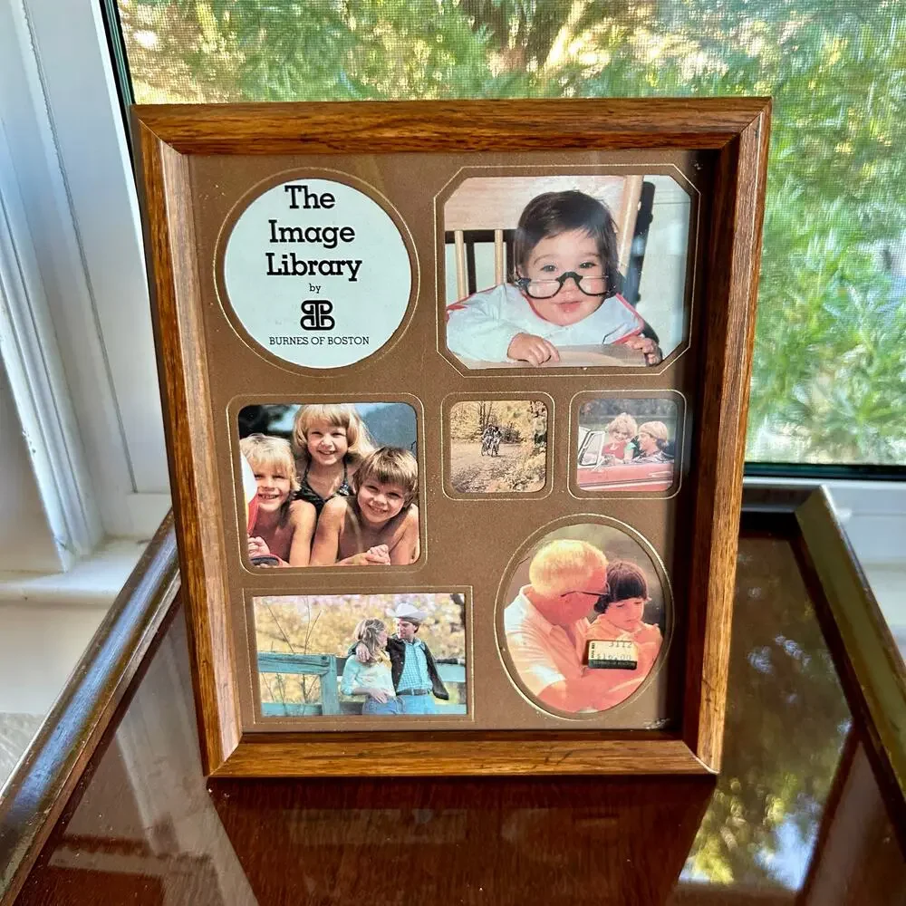 Vintage Burnes of Boston “The Photo Panel” 10 Photo Collage Frame NOS
